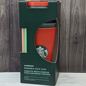 Starbucks Holiday 2020 Glitter Cold Cup Set